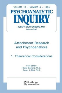 Couverture_Attachment Research and Psychoanalysis