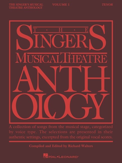 Front cover_The Singer's Musical Theatre Anthology - Volume 1