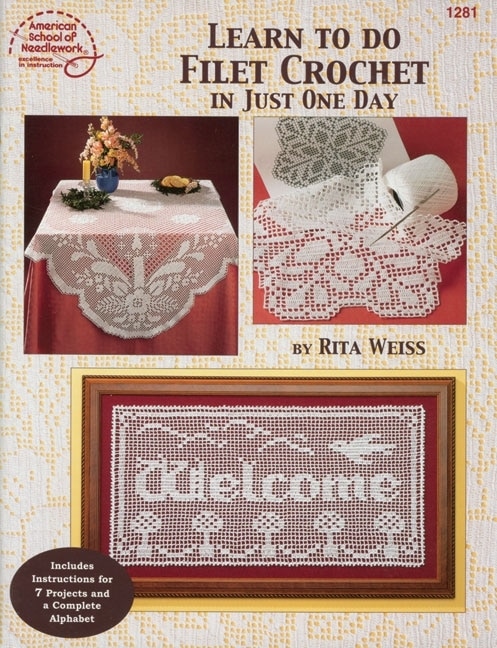 Couverture_Learn To Do Filet Crochet In Just One Day