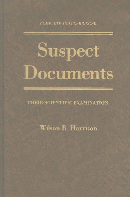 Front cover_Suspect Documents
