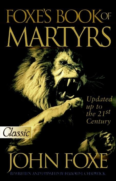 Front cover_Foxe's Book Of Martyrs (updated)