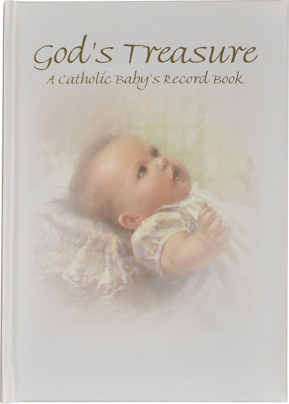 Front cover_God's Treasure: A Catholic Baby's Record Book