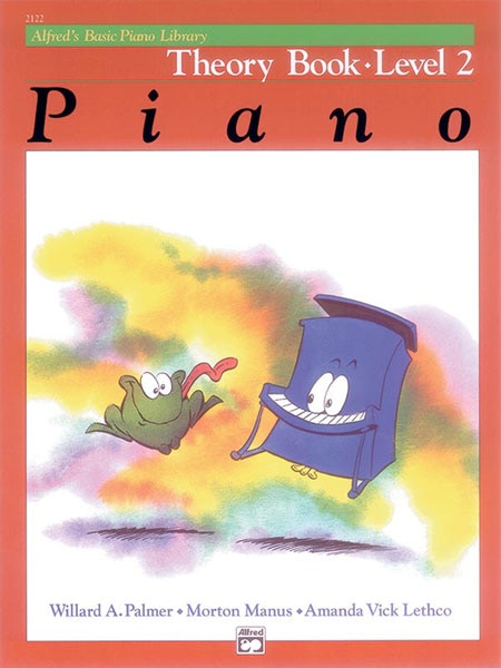 Front cover_Alfred's Basic Piano Library Theory, Bk 2