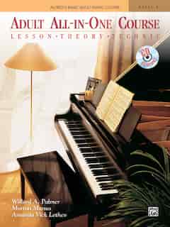 Alfred's Basic Adult All-in-one Course, Bk 1: Lesson * Theory * Technic, Comb Bound Book And Cd by Willard A. Palmer