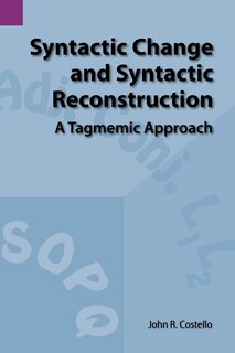 Couverture_Syntactic Change and Syntactic Reconstruction
