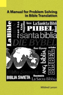 Couverture_A Manual for Problem Solving in Bible Translation