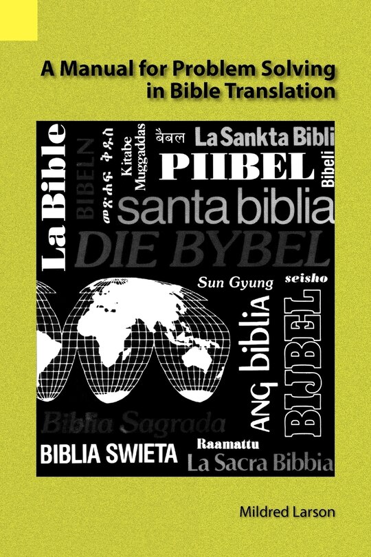 Couverture_A Manual for Problem Solving in Bible Translation