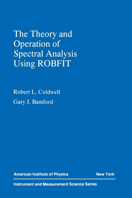 Couverture_The Theory And Operation Of Spectral Analysis