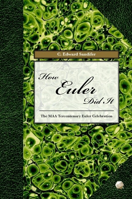 Couverture_How Euler Did It