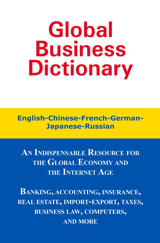 Front cover_Global Business Dictionary