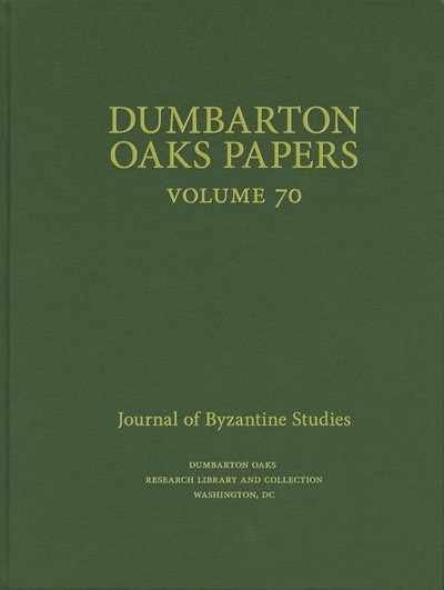 Front cover_Dumbarton Oaks Papers, 70