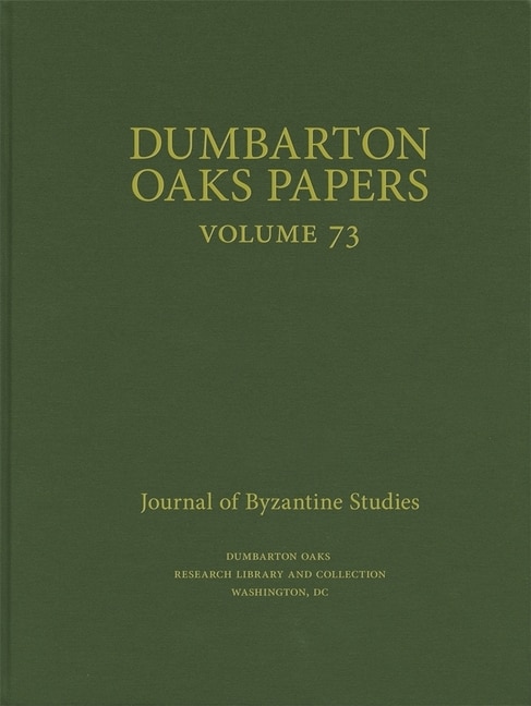 Front cover_Dumbarton Oaks Papers, 73