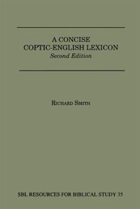 Couverture_A Concise Coptic-English Lexicon