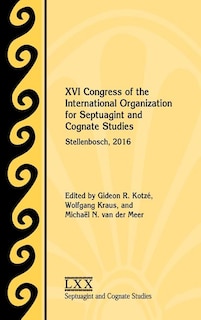 Couverture_XVI Congress of the International Organization for Septuagint and Cognate Studies