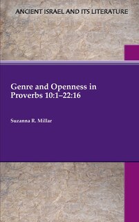Front cover_Genre and Openness in Proverbs 10