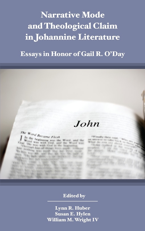 Front cover_Narrative Mode And Theological Claim In Johannine Literature