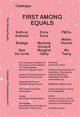 Front cover_First Among Equals