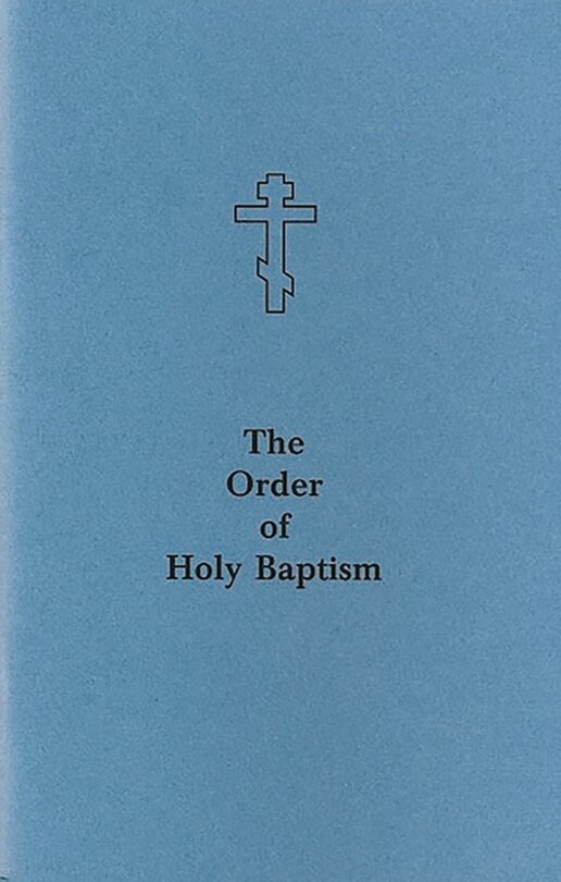 Front cover_The Order Of Holy Baptism