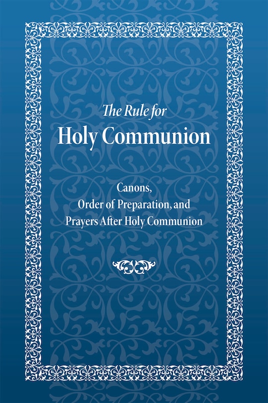 Front cover_The Rule for Holy Communion