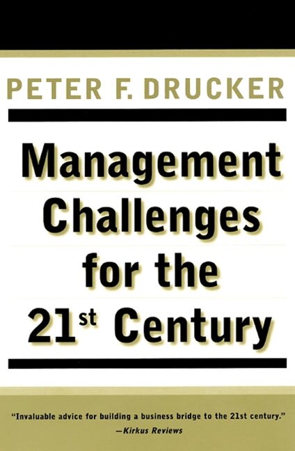 Front cover_Management Challenges For The 21st Century