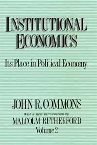 Front cover_Institutional Economics