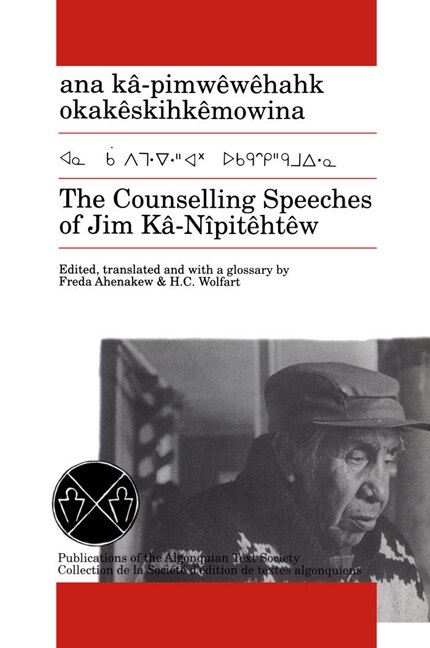 Couverture_The Counselling Speeches of Jim Ka-Nipitehtew