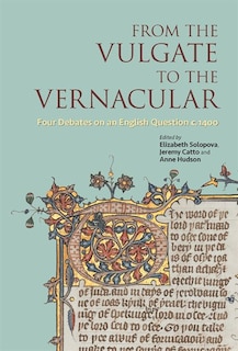 Front cover_From The Vulgate To The Vernacular