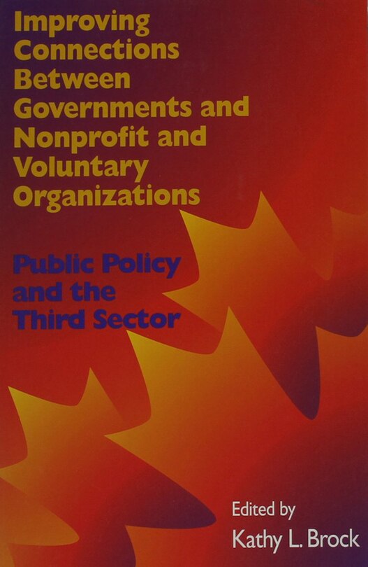 Couverture_Improving Connections Between Governments, Nonprofit And Voluntary Organizations