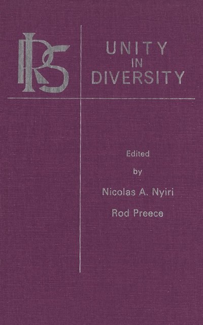 Front cover_Unity in Diversity