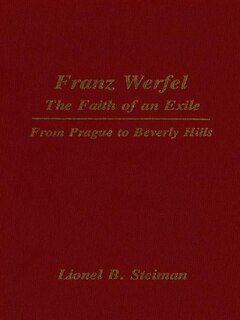 Couverture_Franz Werfel: The Faith of an Exile