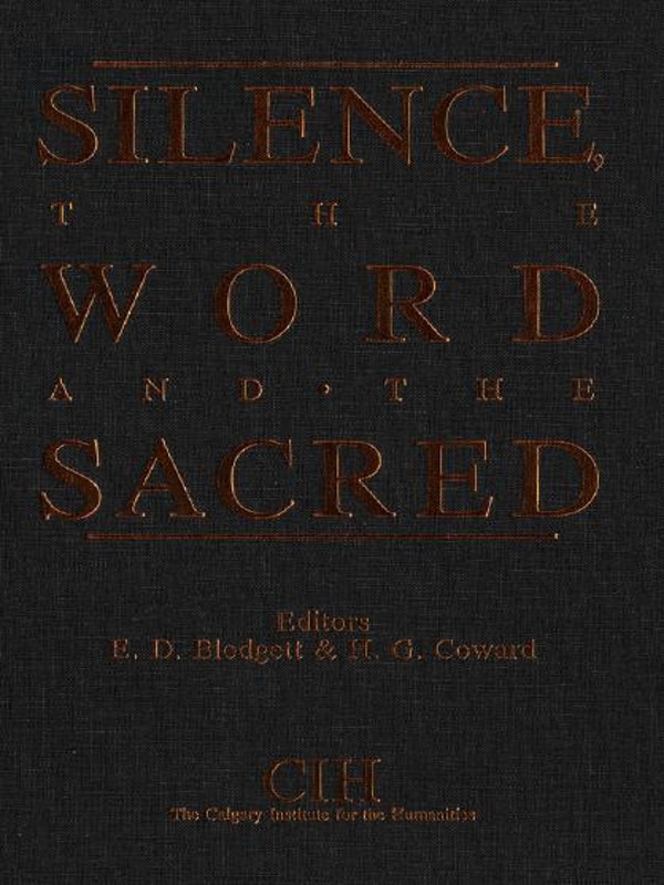 Front cover_Silence, the Word and the Sacred