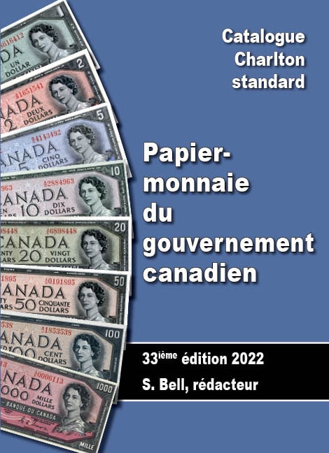 Front cover_2022 Catalogue Charlton standard Papier-monnaie du gouvernement canadien