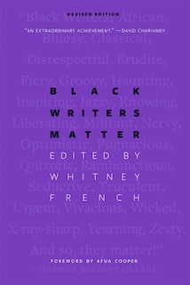 Front cover_Black Writers Matter