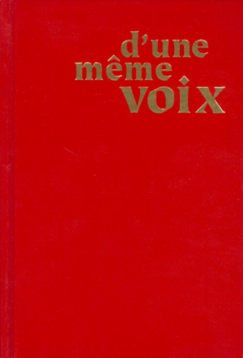 Front cover_D'une même voix
