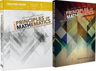 Master Books-principles Of Mathematics Book 1 Set (6th - 8th Grade)