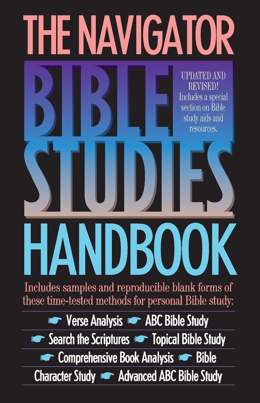 Front cover_The Navigator Bible Studies Handbook