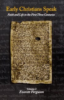 Couverture_Early Christians Speak