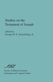 Couverture_Studies on the Testament of Joseph