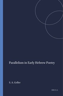 Front cover_Parallelism in Early Hebrew Poetry
