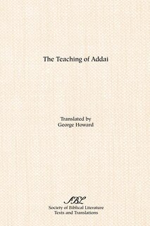 Front cover_The Teaching Of Addai