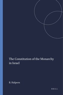 Couverture_The Constitution of the Monarchy in Israel