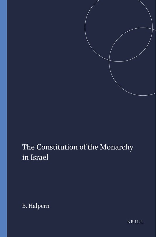 Couverture_The Constitution of the Monarchy in Israel