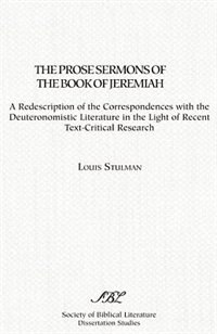 Front cover_The Prose Sermons Of The Book Of Jeremiah