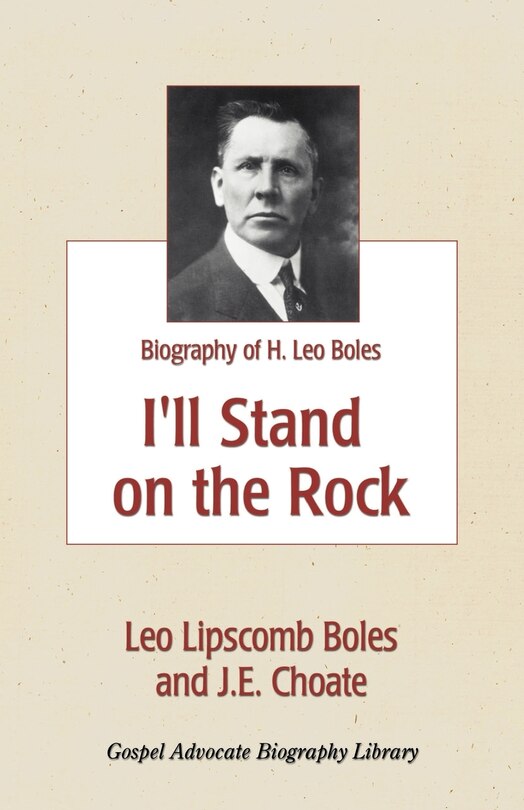 Front cover_I'll Stand On The Rock