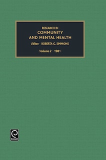 Front cover_Research in Community and Mental Health