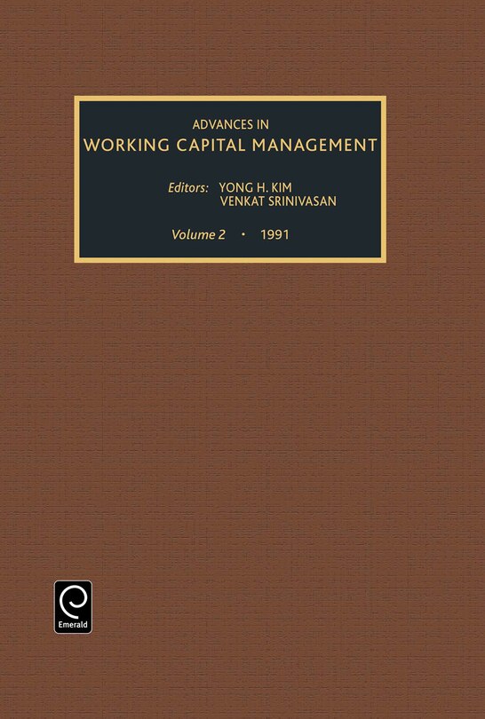 Couverture_Advances in Working Capital Management