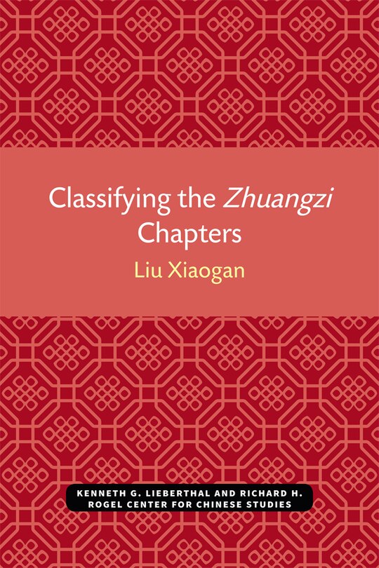 Front cover_Classifying the Zhuangzi Chapters