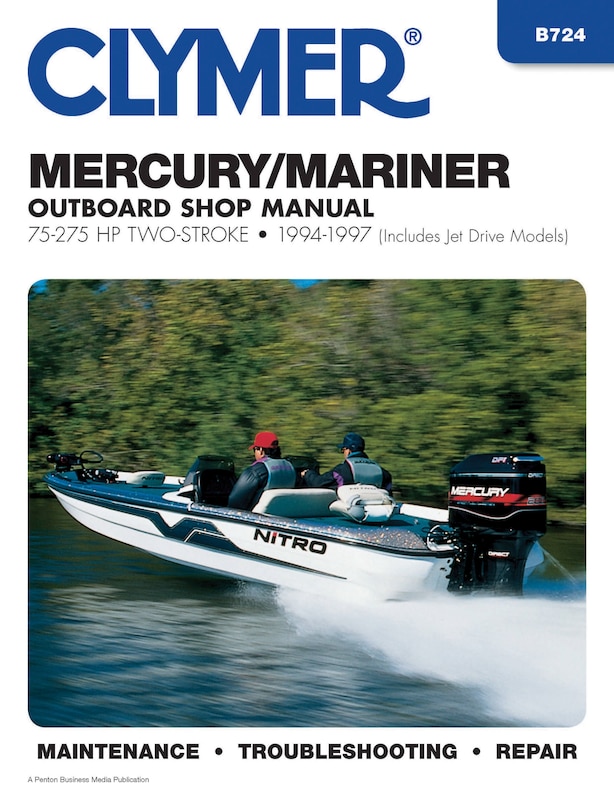 Front cover_Mercury Mariner 75-275 Hp Two-stroke 1994-97 Outboard Shop Manual