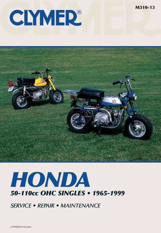 Clymer Honda 50-110cc Ohc Singles, 1965-1999: Service, Repair, Maintenance