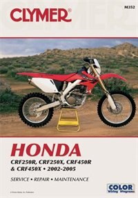 Couverture_Honda  Crf250r (2004), Crf250x (2004) And Crf450r 2002-2004
